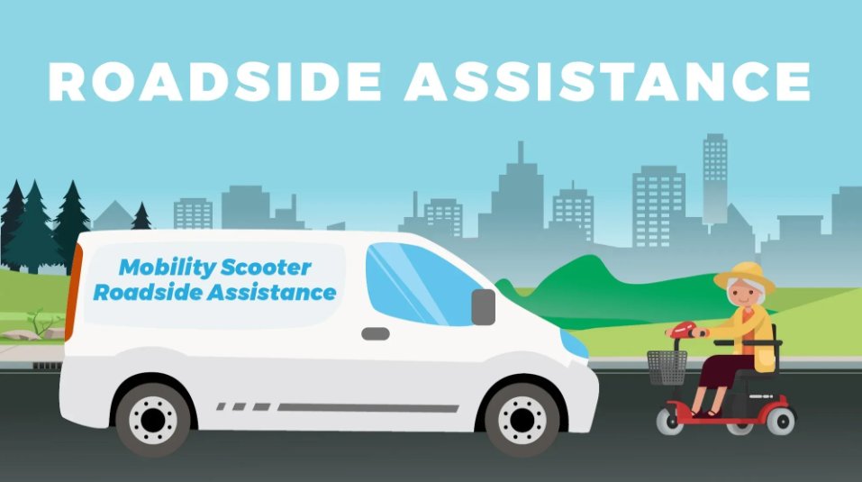 Get FREE Roadside assistance for your Mobility Scooter & Electric Wheelchair